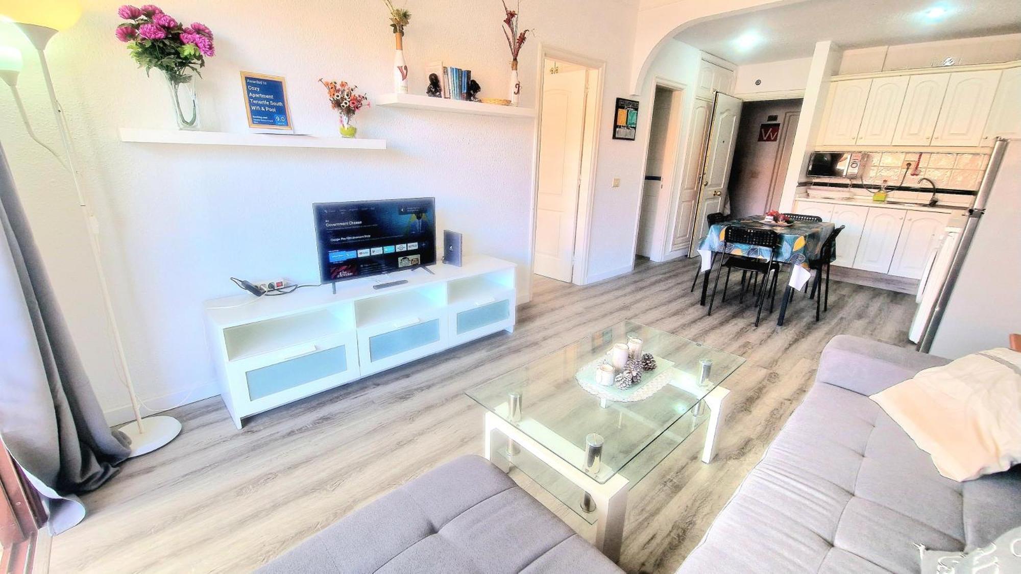 Cozy Apartment Tenerife South Wifi & Pool Costa Del Silencio Eksteriør bilde